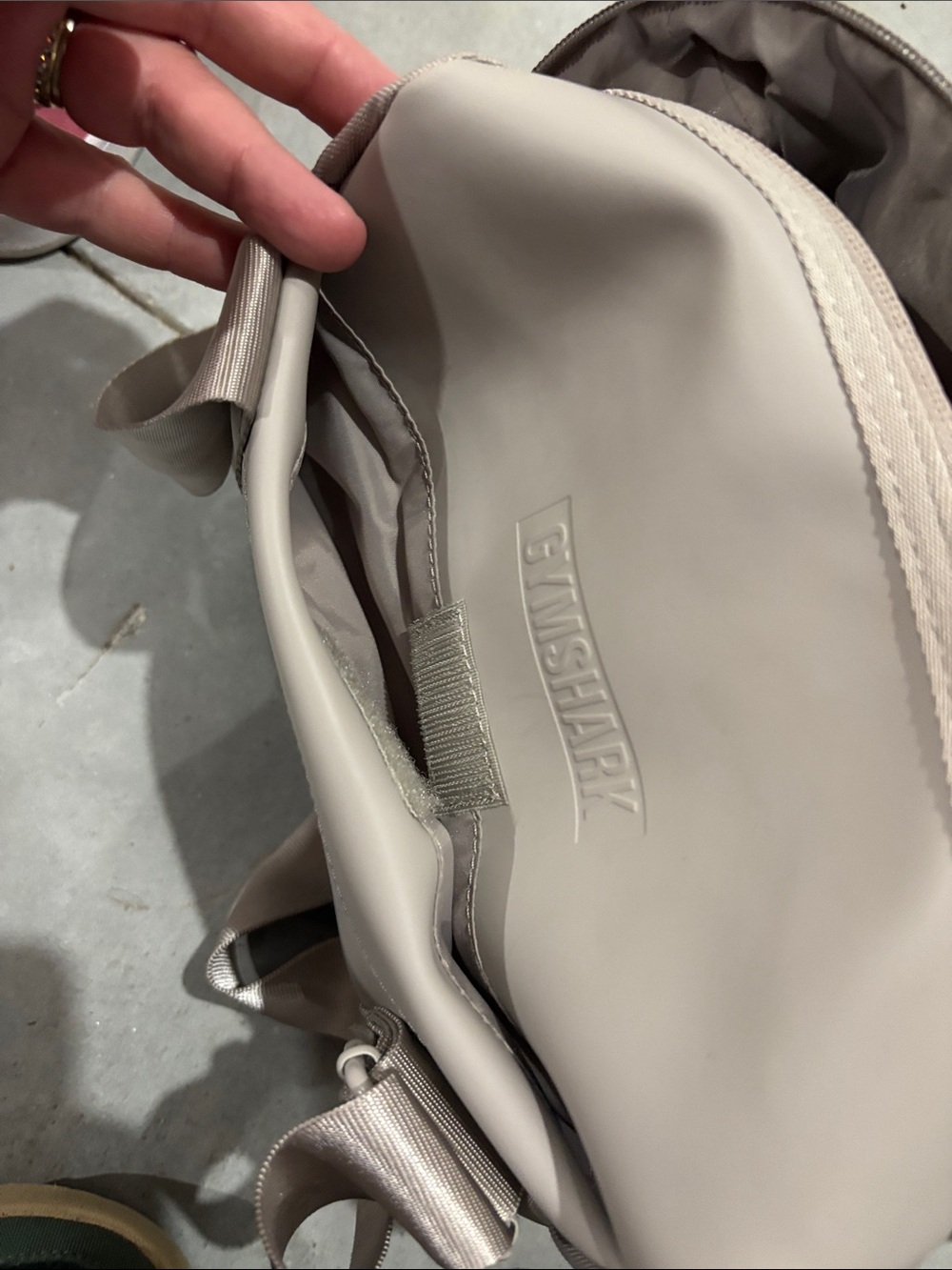 Gymshark Mini Holdall Bag in Light Taupe - Picture 5 of 5